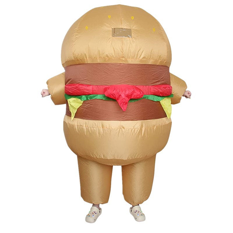 One-Size Hamburger Costume for Parties