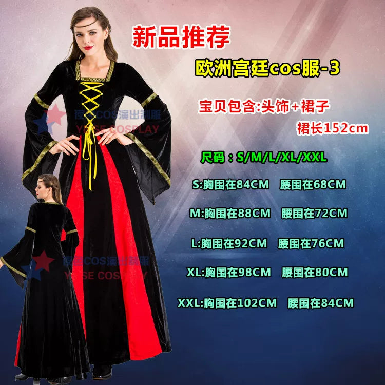 European Court-Style Vampire Carnival Costume