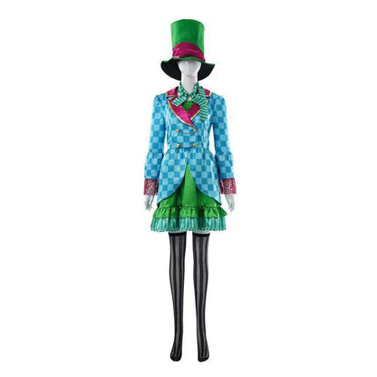 Alice Cosplay Costume: Jacket, Skirt, Top Hat