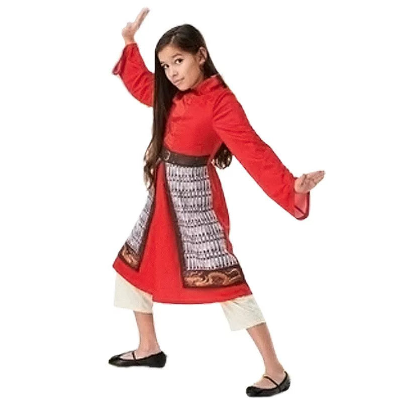 Mulan-Style Carnival Costume for Performances