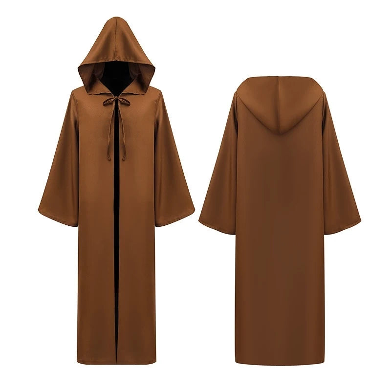 Brown Carnival Cloak with Hood