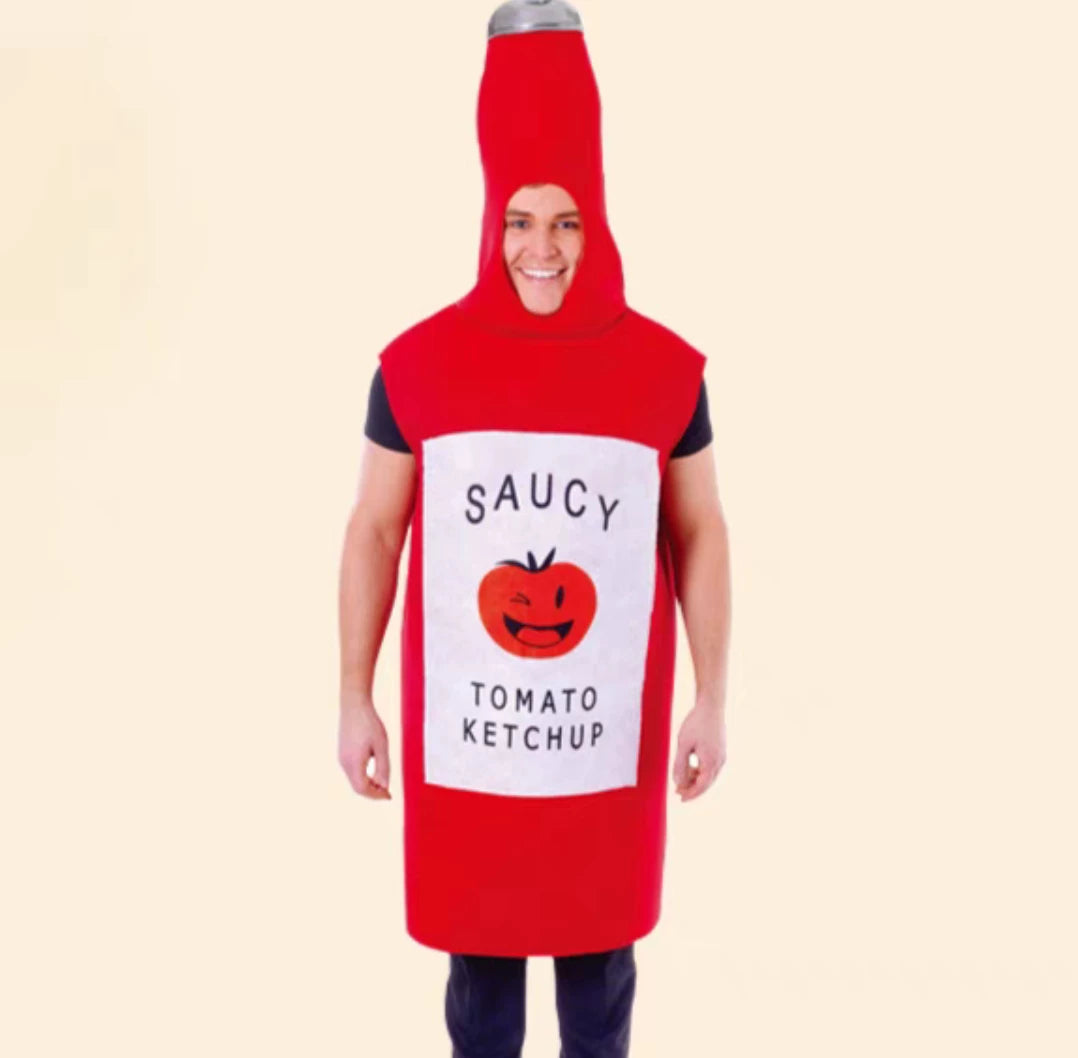 Ketchup Costume for Carnival and Themed Events