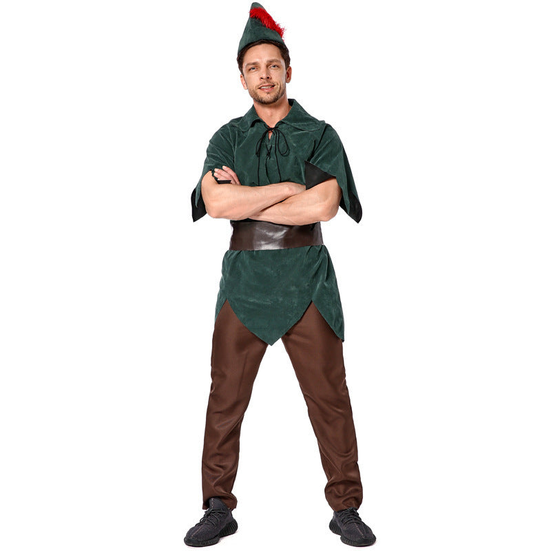Robin Hood cosplay costume, green set