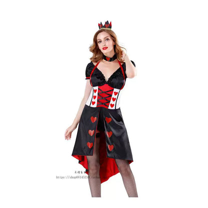 Women’s Disney Queen of Hearts Halloween Costume Dress