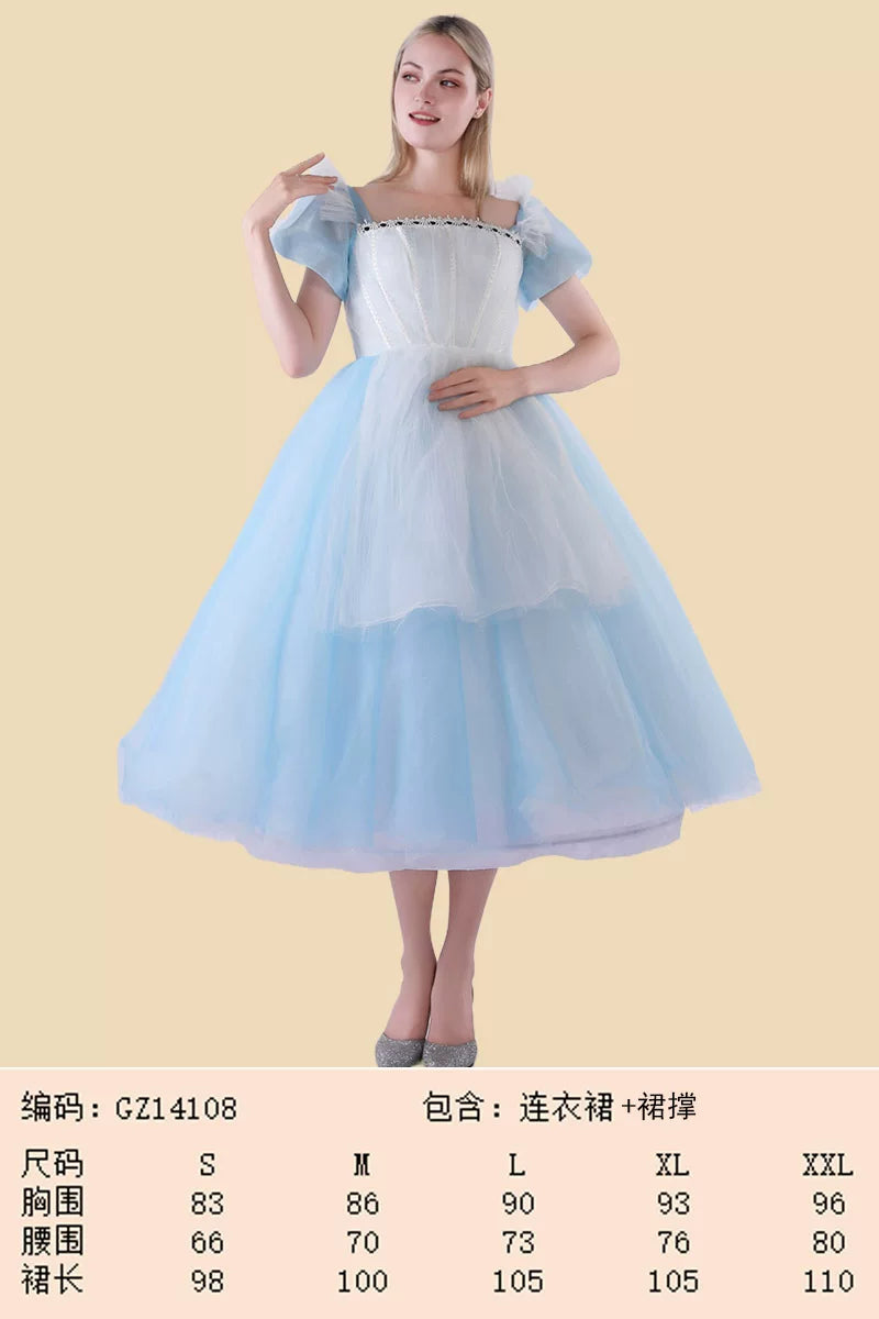 Princess carnival dress for cosplay and stage performances