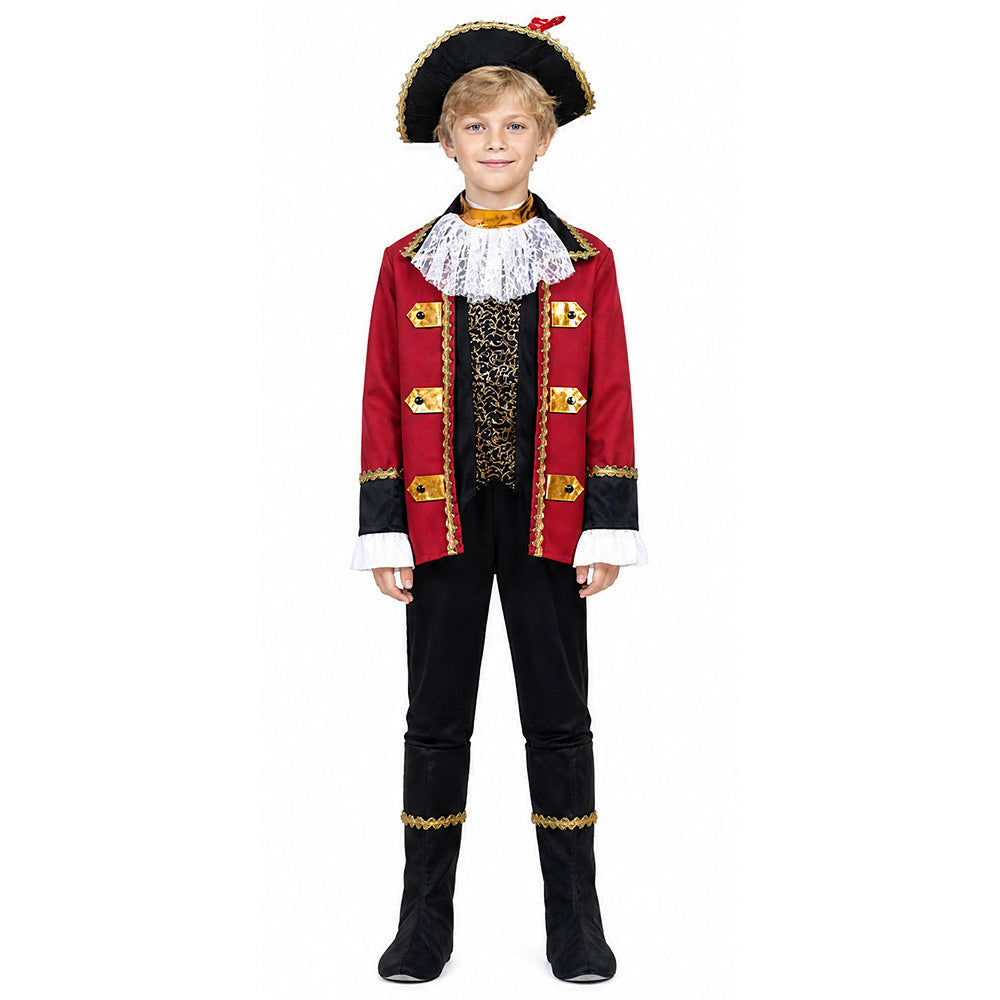 Halloween Pirate Costume, Stage Set