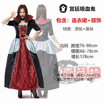 Gothic vampire dress for Halloween and cosplay