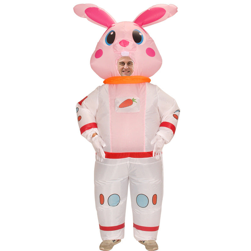 Inflatable Astronaut Rabbit Costume for Parties