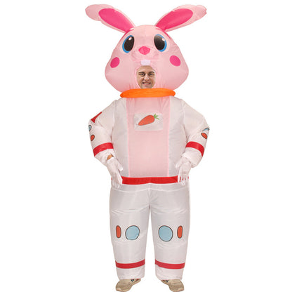 Inflatable Astronaut Rabbit Costume for Parties