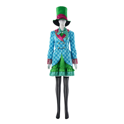 Alice Cosplay Costume with Hat and Skirt