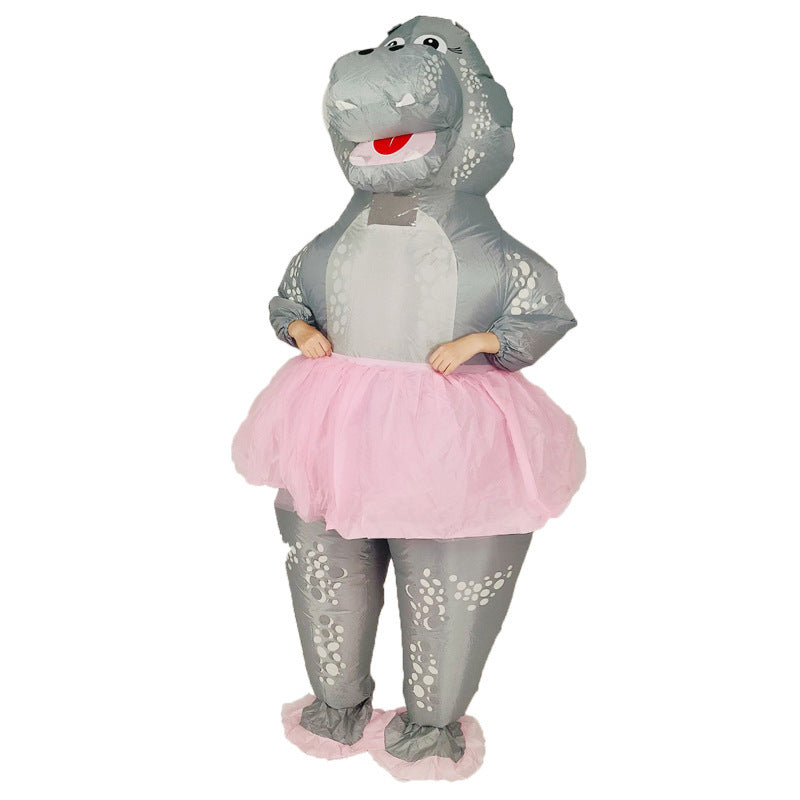 Hippo Costume with Pink Tutu