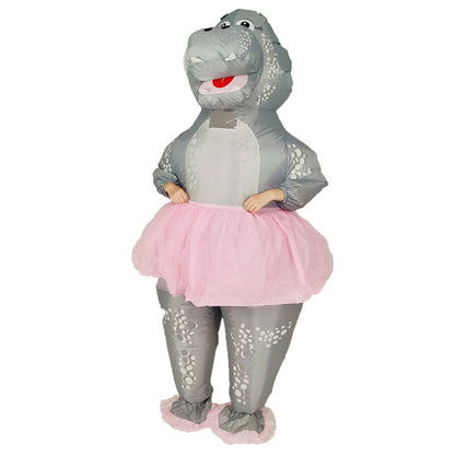 Hippo Costume with Pink Tutu
