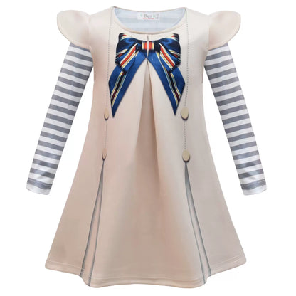 Kids' M3GAN Long Sleeve Cosplay Dress