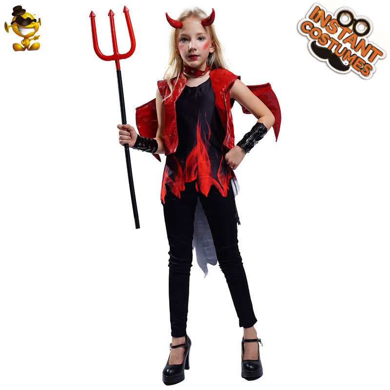 Halloween Devil Costume with Accessories