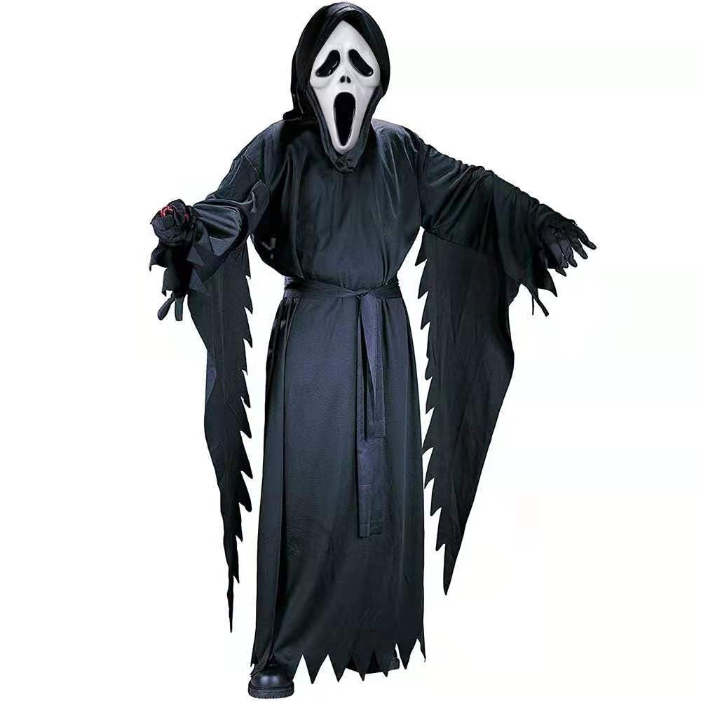 Halloween Grim Reaper Costume with Hood