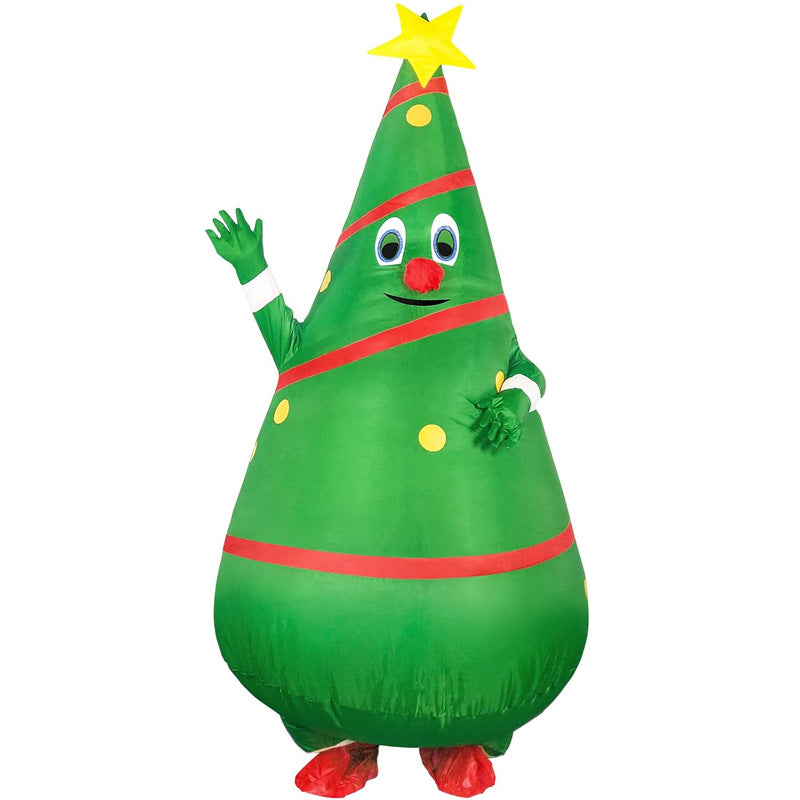 Christmas Tree Ornament with a Smile and a Star