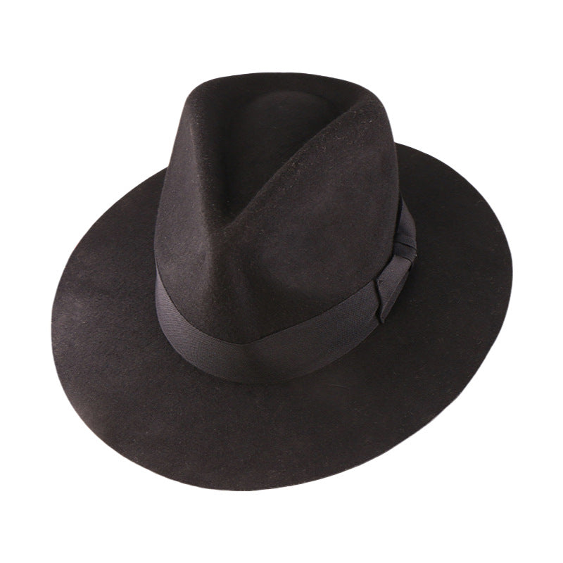 Wide-Brim Carnival Fedora Hat