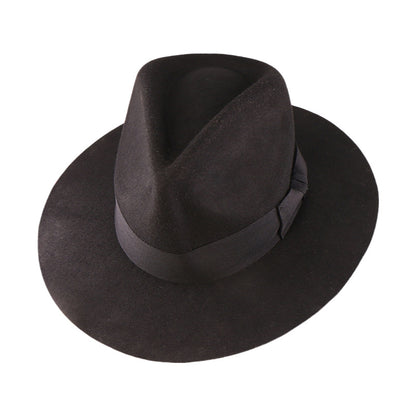Wide-Brim Carnival Fedora Hat