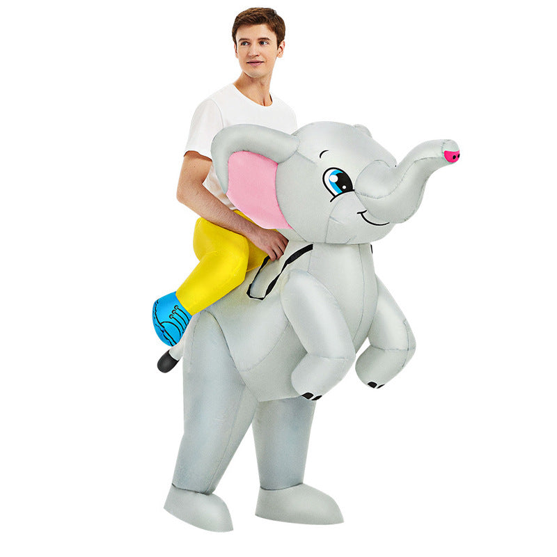Elephant Carnival Costume with Ride-On Effect