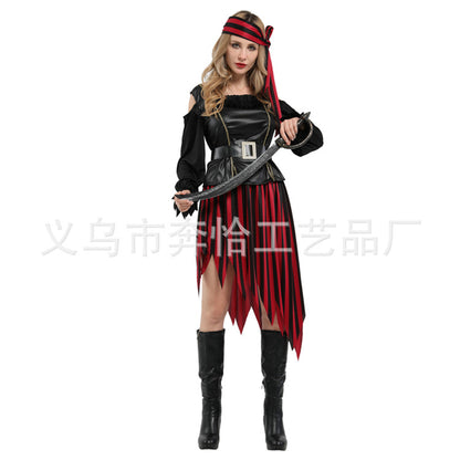 Pirate Halloween Costume with Sword and Belt