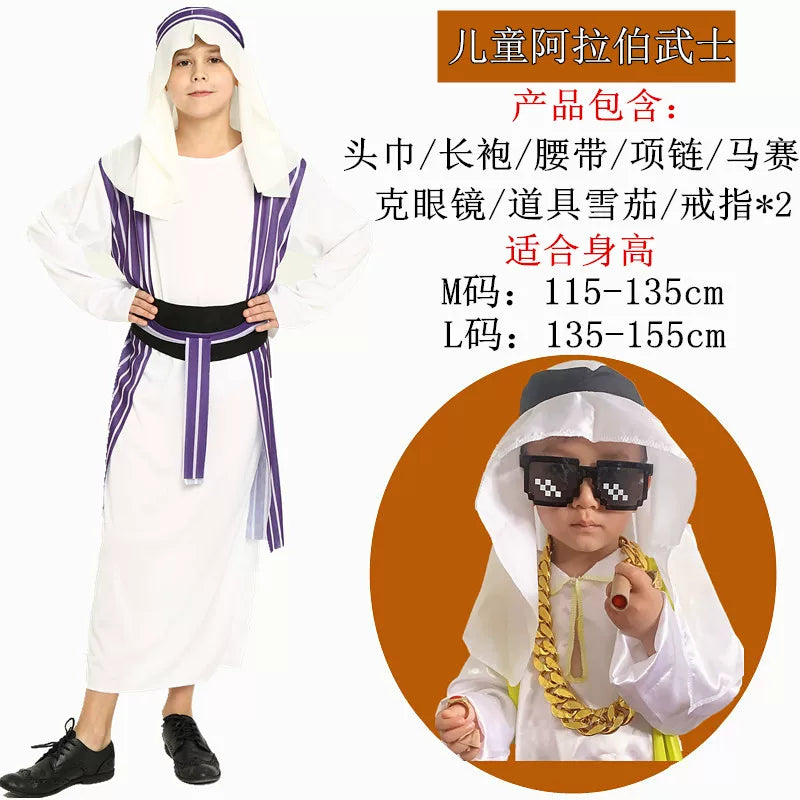 Arabian-style costume with accessories