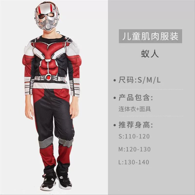 Superhero Costume with Mask for Kids' Parties