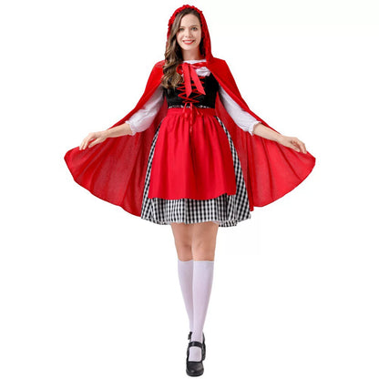 Little Red Riding Hood Carnival Costume with Cloak