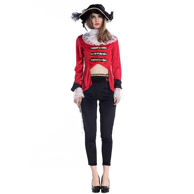Black Pirate-Style Costume Pants