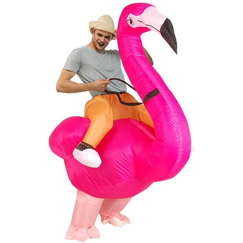 Inflatable Flamingo Costume for Parties and Halloween