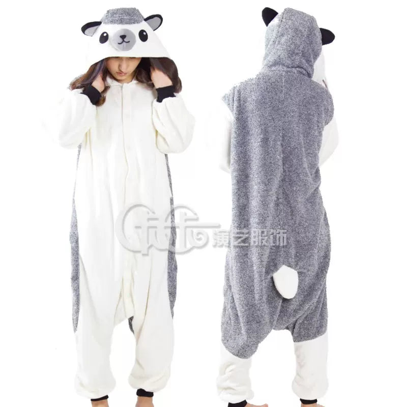 Kigurumi Hooded Pajama with Ears and Tail