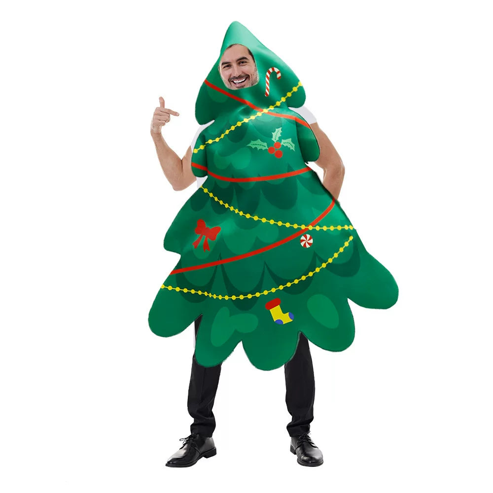 Christmas Tree Costume for New Year’s Celebrations