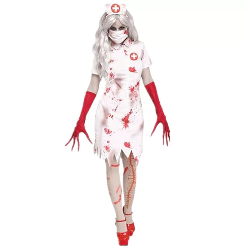 Zombie Nurse Costume for Halloween and Cosplay