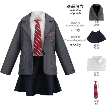 Matilda Kids Costume, Gray School Uniform