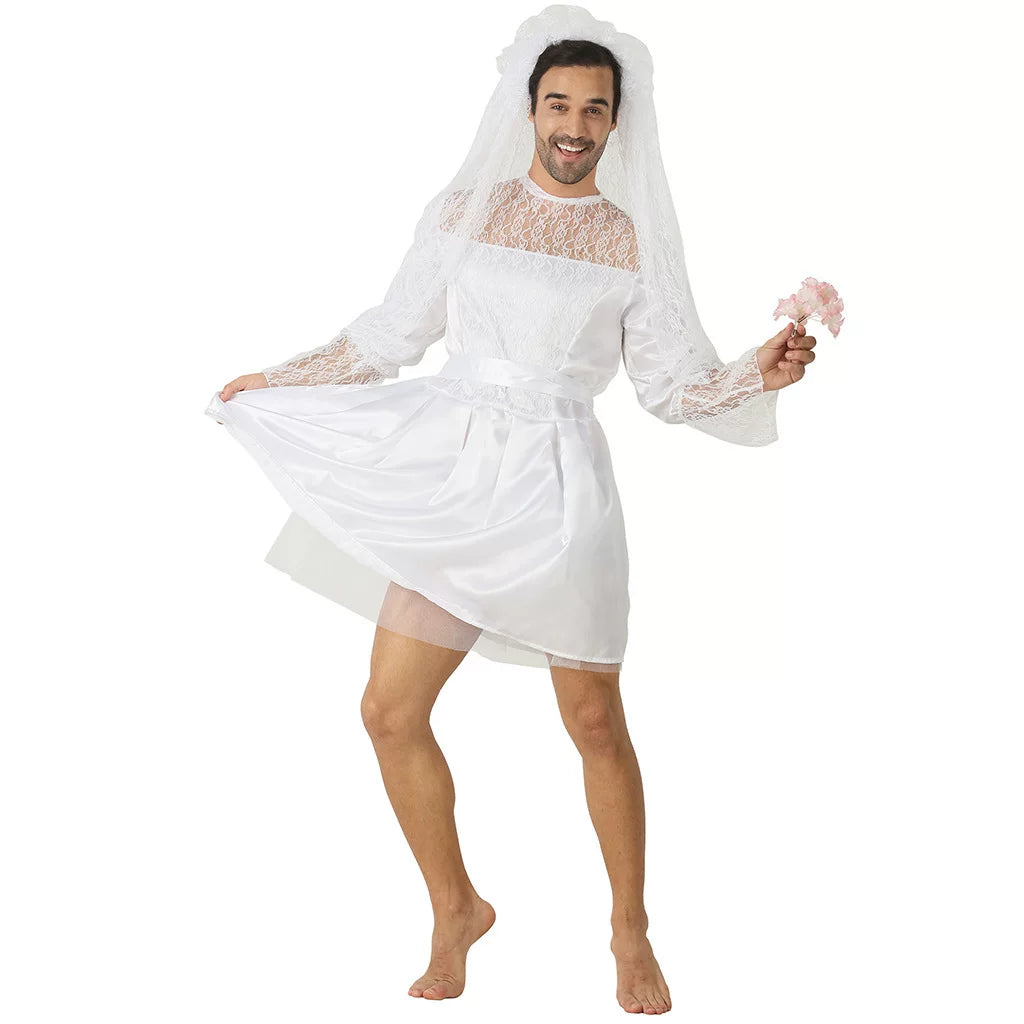Carnival Costume Dress with Veil for Photo Shoots