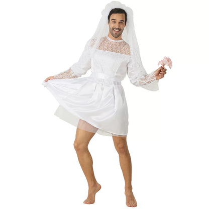 Carnival Costume Dress with Veil for Photo Shoots