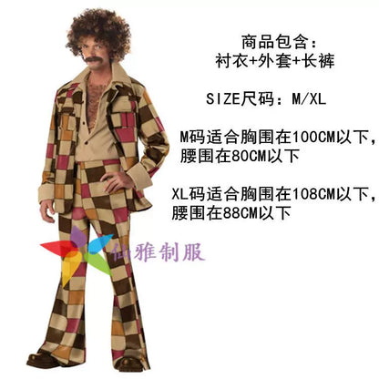 70s Party Costume, 3 Pieces