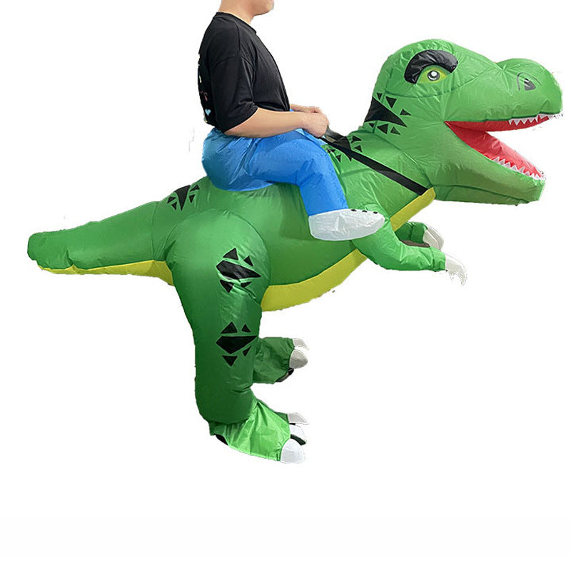 Green Inflatable Dinosaur Costume, One Size