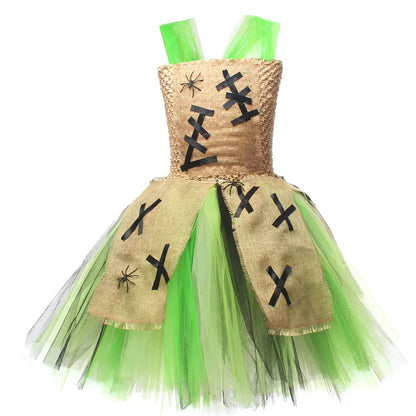 Halloween Costume Dress with Tutu Skirt