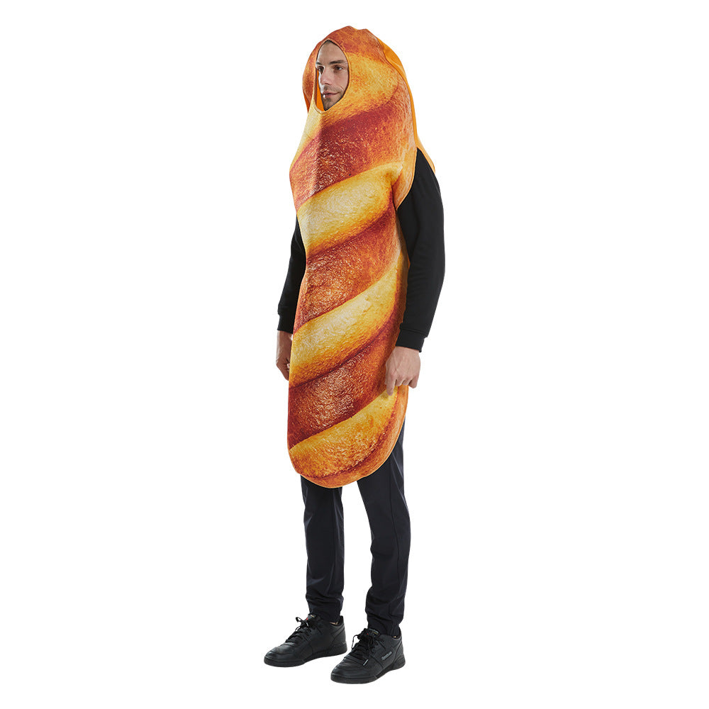 Bread Costume with Hood for a Themed Party