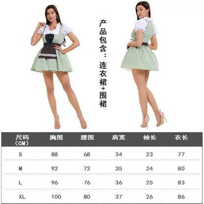 Women's Bavarian Costume Dress for Oktoberfest