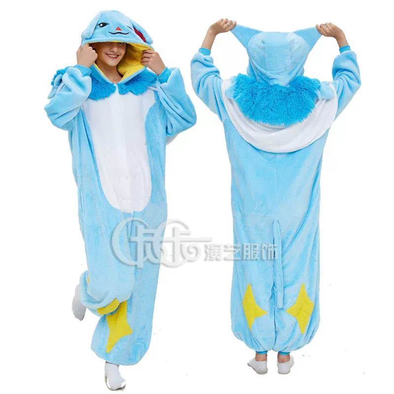 Hooded kigurumi jumpsuit for parties