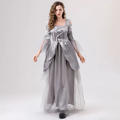 Long Fantasy-Style Cosplay Dress