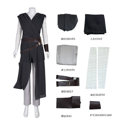 Rey Costume from Star Wars 9 for Cosplay and Stage