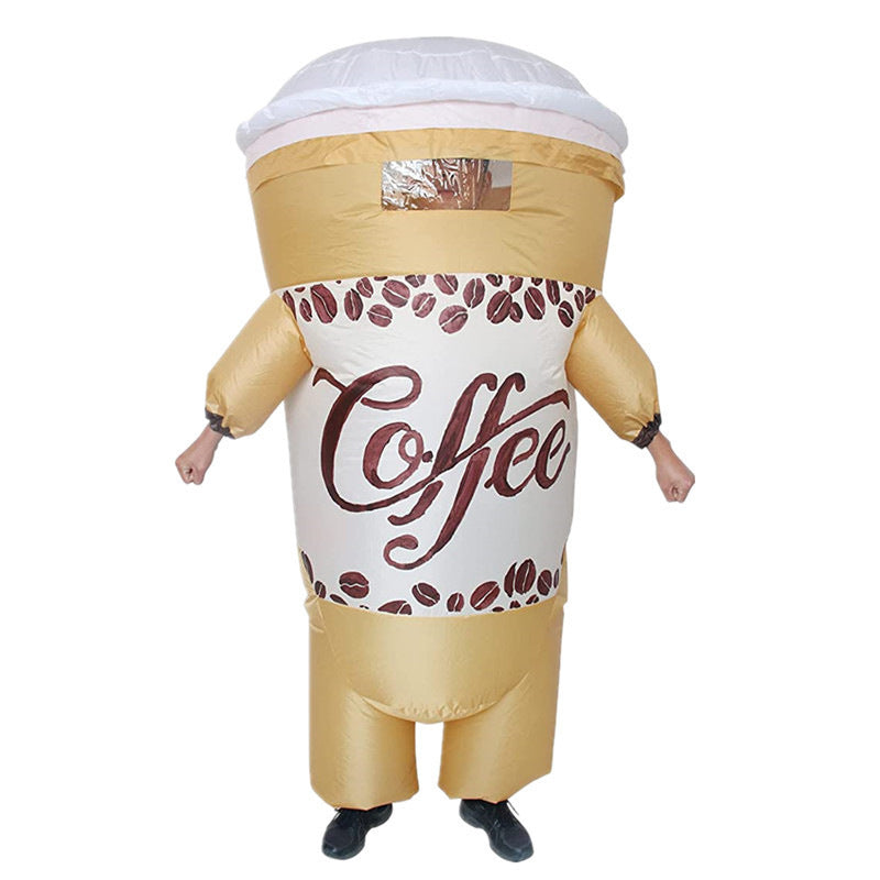 Brown Coffee Cup Carnival Costume