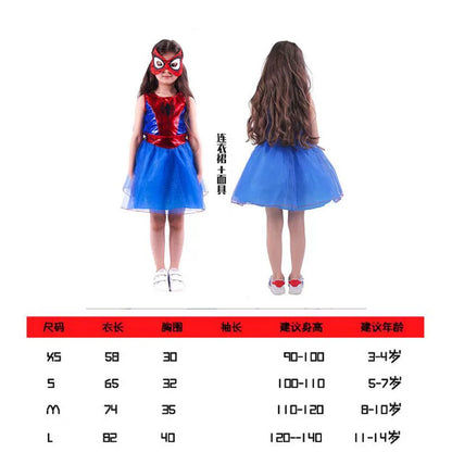 Superhero Costume: Dress and Mask
