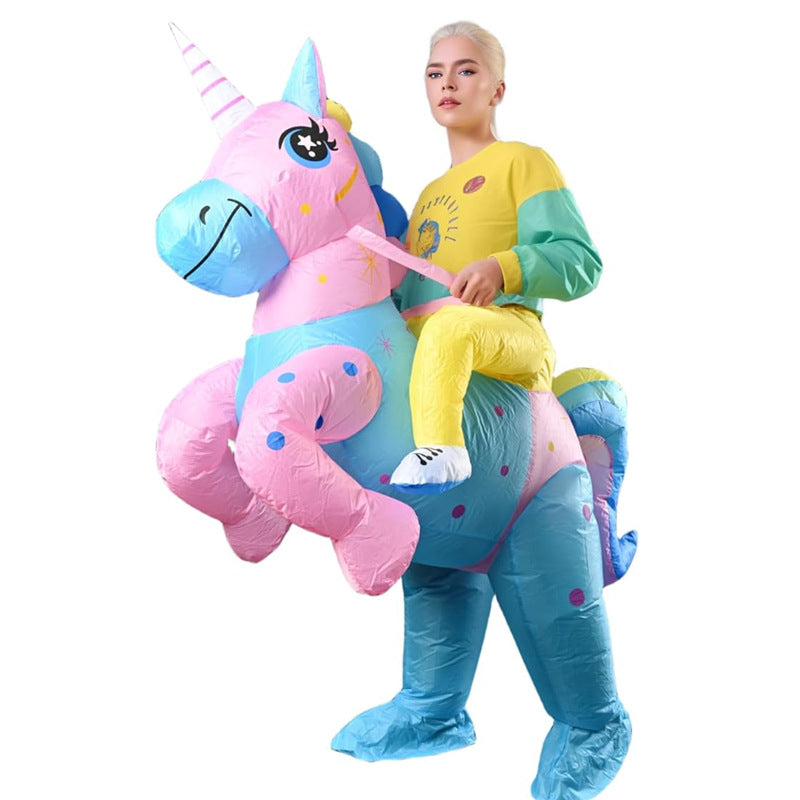 Inflatable Unicorn Costume for Carnival and Halloween