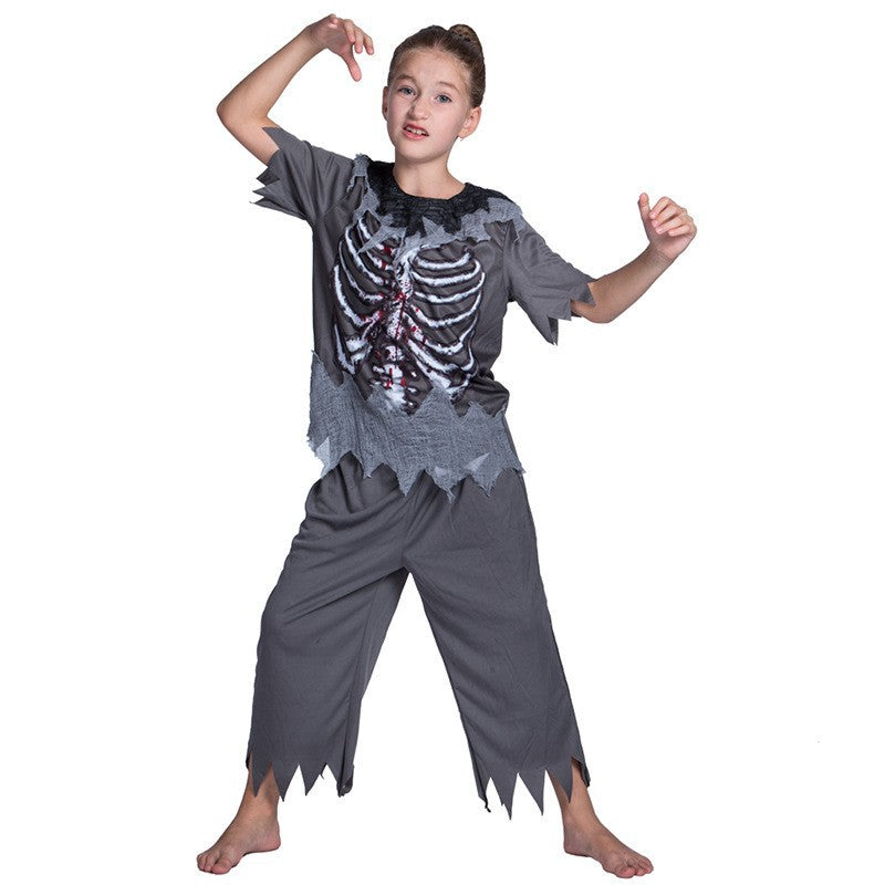 Halloween Skeleton Costume: Shirt and Pants
