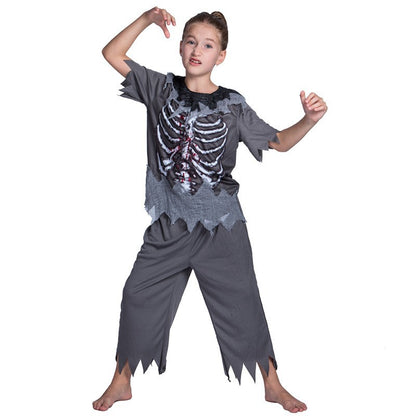 Halloween Skeleton Costume: Shirt and Pants