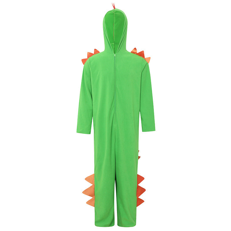 Green Hooded Dinosaur Costume
