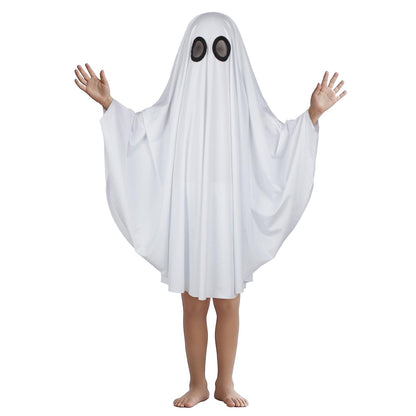 HOMELEX Kid Ghost Costume Boy Spooky Gown Girl Halloween White Dress Cosplay